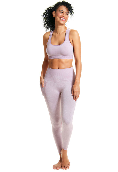 Legging Fitness Com Bolso Rosa