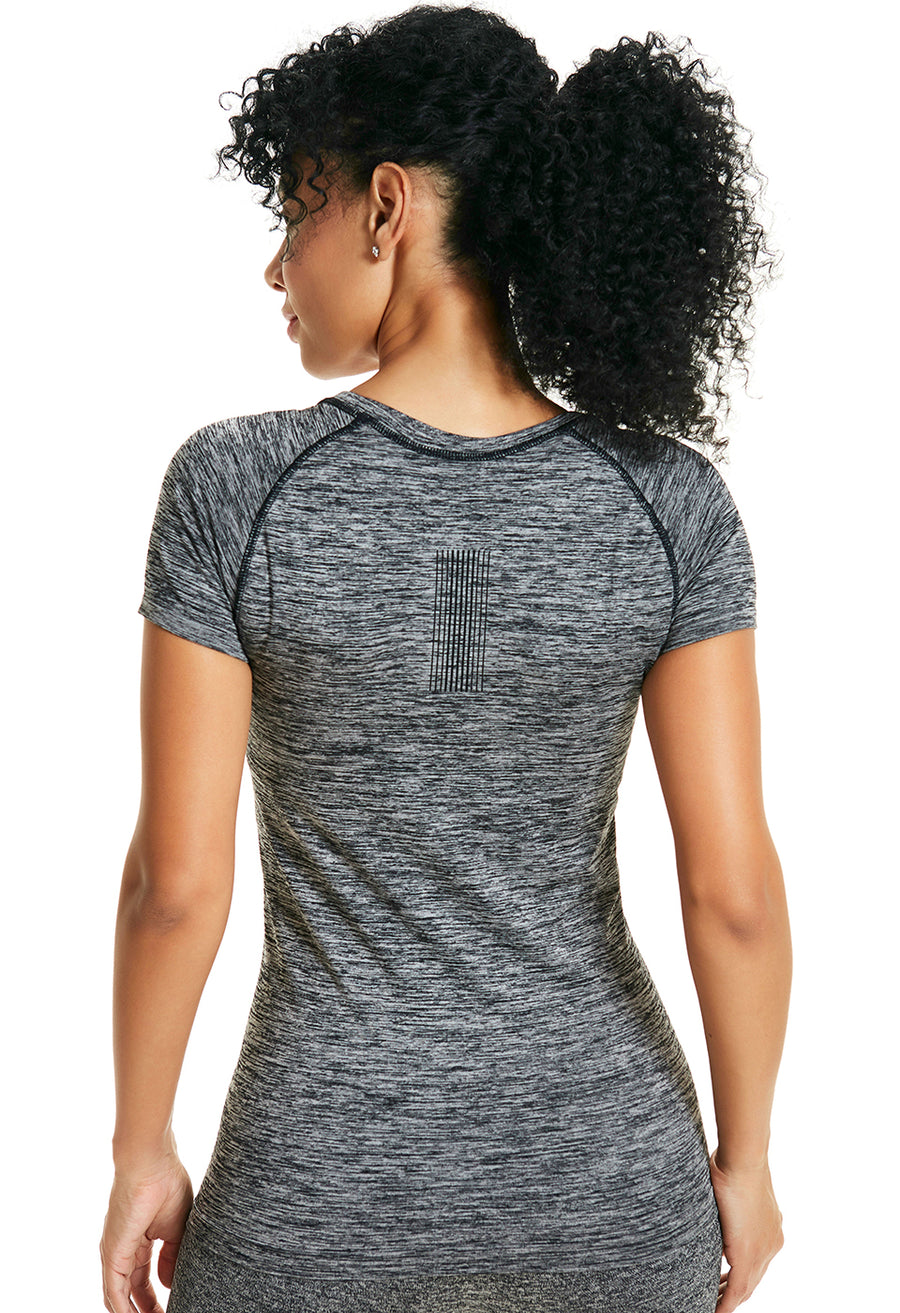 Camiseta Fitness Em Microfibra Preto