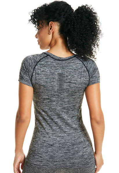 Camiseta Fitness Em Microfibra Preto