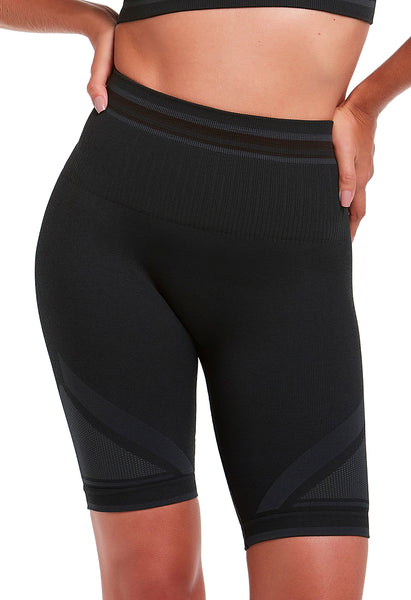 Bermuda Fitness Stripes Verde Militar