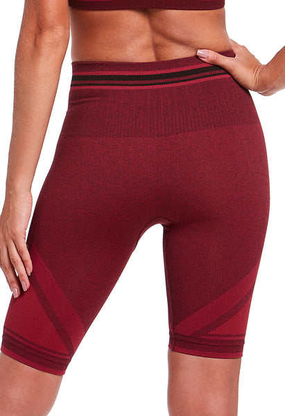 Bermuda Fitness Stripes Cereja