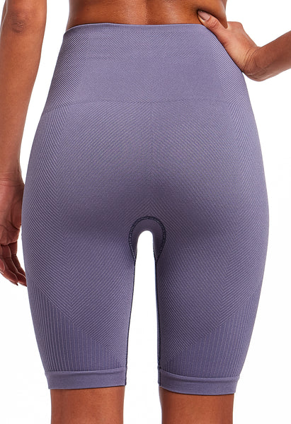 Bermuda Fitness Cintura Alta Tecido Texturizado Pacific