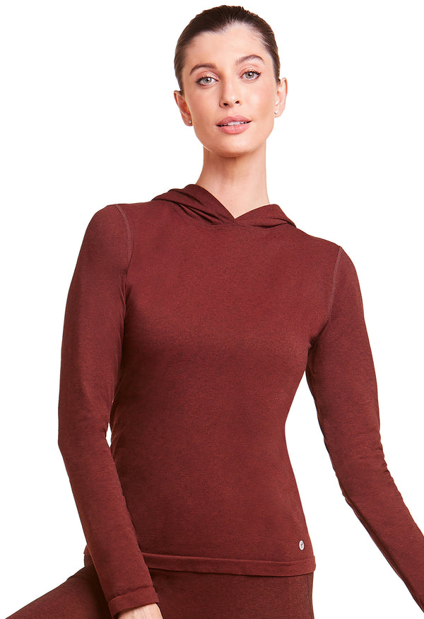 Blusa Fitness Manga Longa Com Capuz Barolo