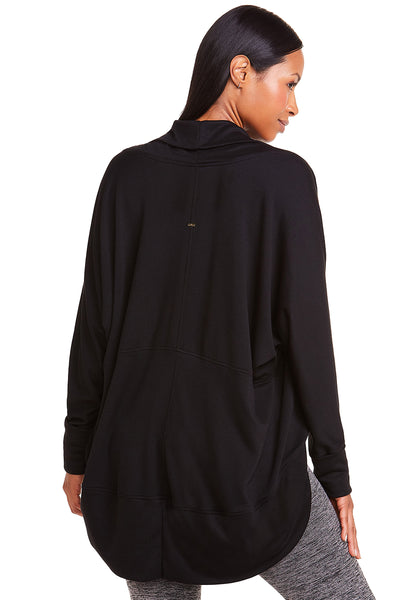 Kimono Overtop Fitness Yoga Preto