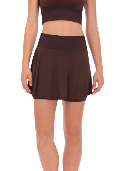 Shorts Saia Fitness Beach Tennis Marrom