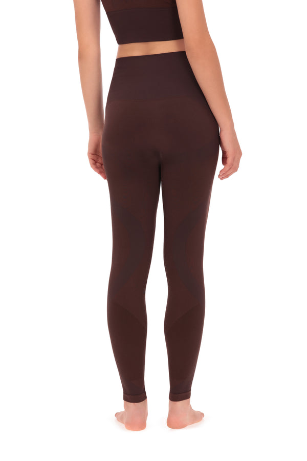 Legging Fitness Beach Tênis Marrom