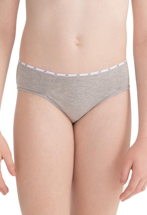 Calcinha Infantil Biquíni Drapeado Mescla