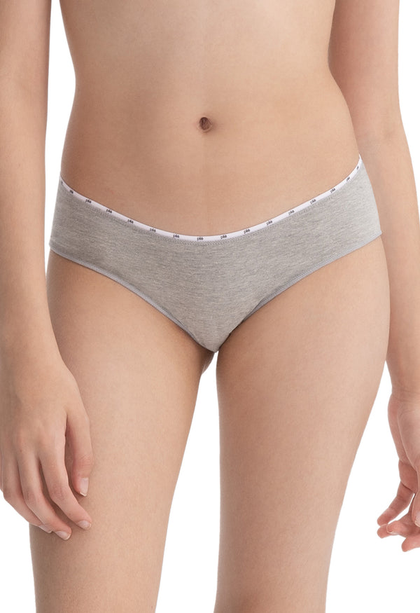 Calcinha Infantil Biquíni Algodão Mescla