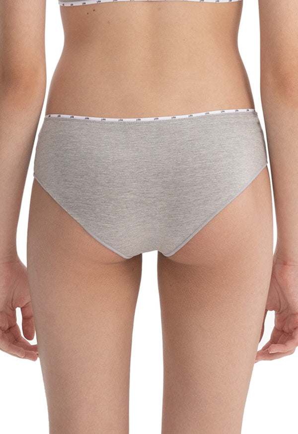 Calcinha Infantil Biquíni Algodão Mescla