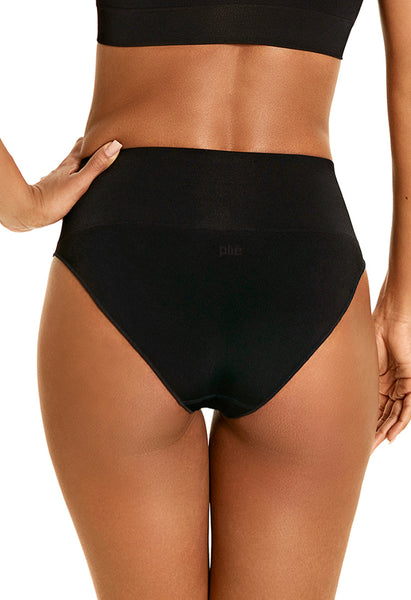 Calcinha Modeladora Tanga Leve Compressão Black