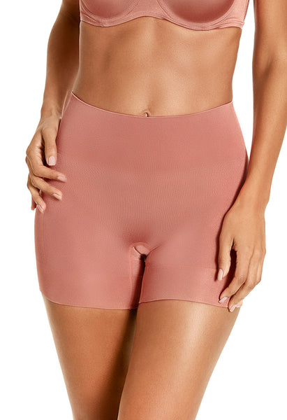 Shorts Modelador Leve Compressão Cintura Alta Bronzer