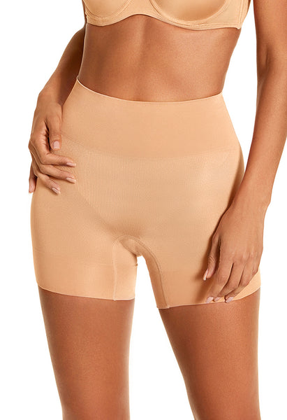 Shorts Modelador Leve Compressão Cintura Alta Matte