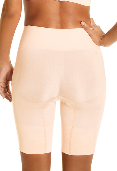Bermuda Modeladora Leve Compressão Cintura Alta Vanilla