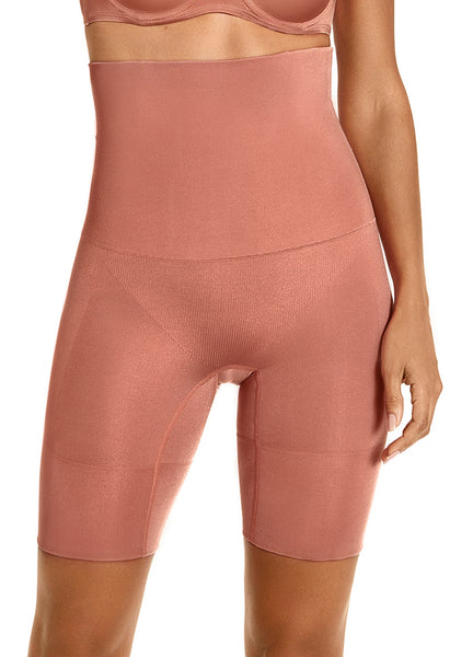 Bermuda Modeladora Leve Compressão Abdominal Com Barbatana Bronzer