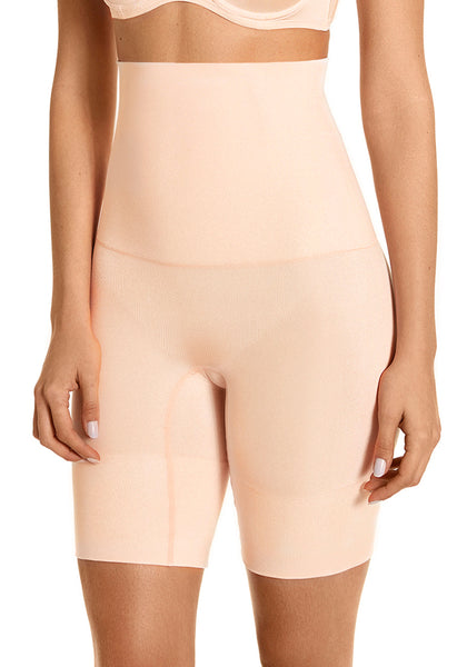 Bermuda Modeladora Leve Compressão Abdominal Com Barbatana Vanilla