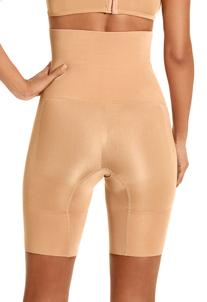 Bermuda Modeladora Leve Compressão Abdominal Com Barbatana Matte