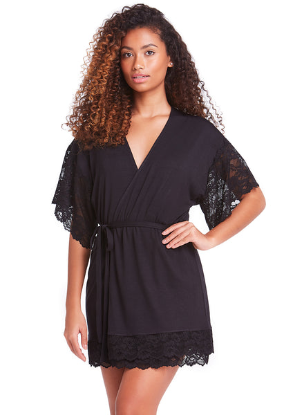 Robe Com Renda Preto