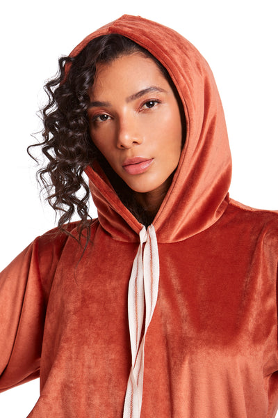 Blusa Soft Com Capuz Bronzer