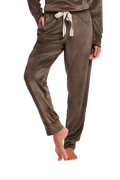 Calça Soft Jogging Com Bolso Verde Militar