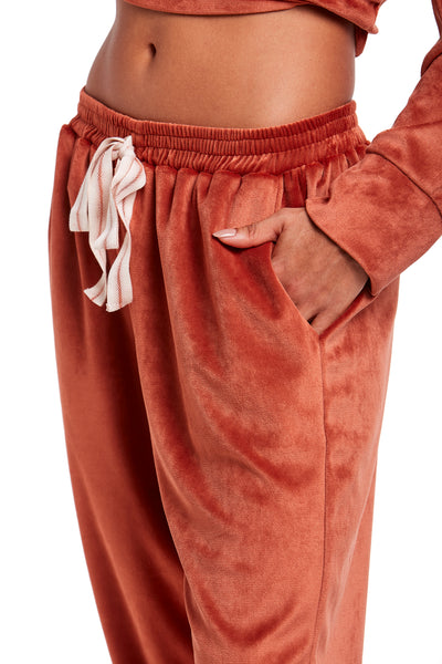 Calça Soft Jogging Com Bolso Bronzer