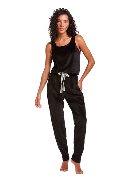 Macacão Soft Com Bolso Preto
