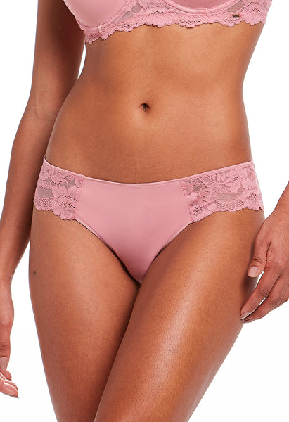 Calcinha Biquíni Com Renda Self Rose