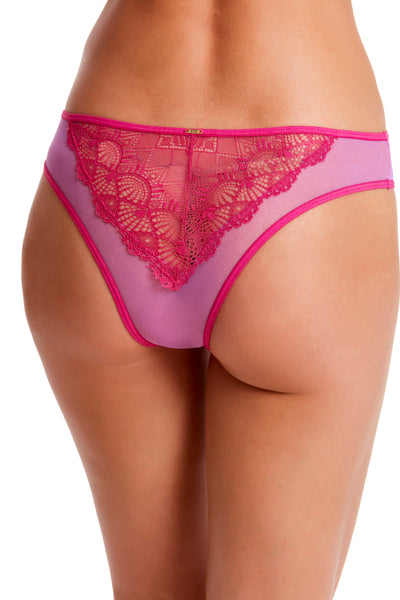 Calcinha Renda Biquíni Pink Flash