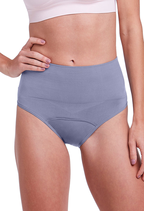 Calcinha Modeladora Absorvente Cós Duplo M.E.S. Afina Cintura Hortênsia