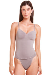 Body Modelador Absorvente Removível M.E.S. Afina Cintura Eucalipto