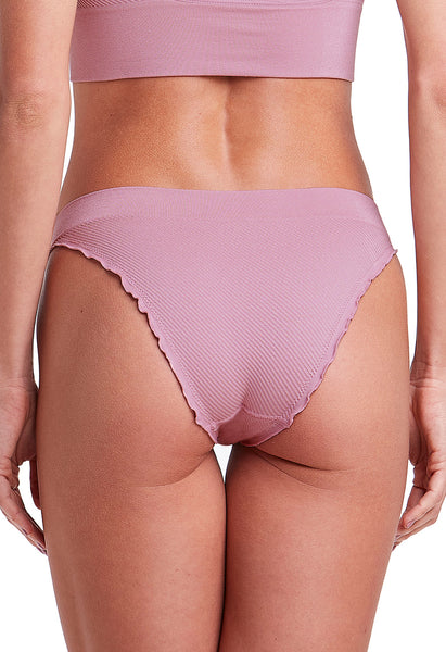 Calcinha Tanga Frufru Rosa