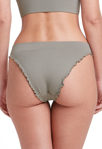 Calcinha Tanga Frufru Eucalipto