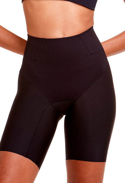 Bermuda Modeladora Invisível Cintura Alta Com Barbatana Rio Negro