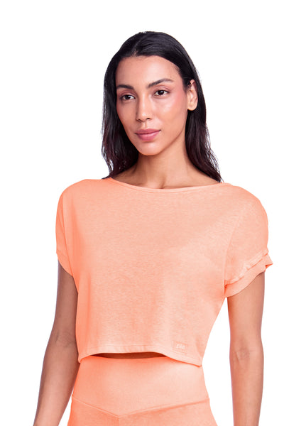 T-Shirt Athleisure Beach Tennis Coral