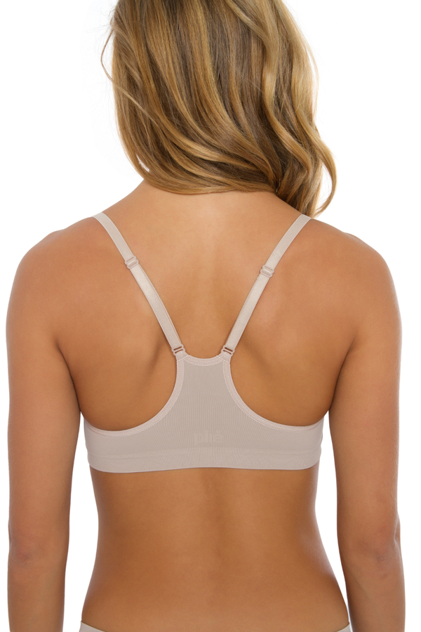 Sutiã Meia Taça Nadador Sem Bojo Em Microfibra Base