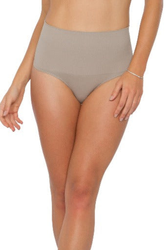 Calcinha Modeladora Cintura Alta Tecido Duplo Fendi