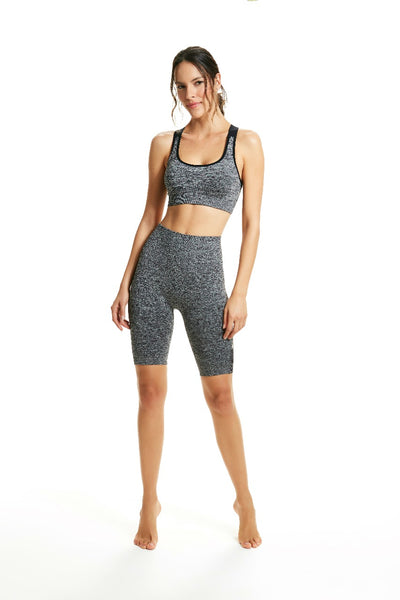 Bermuda Fitness Duomix Preto