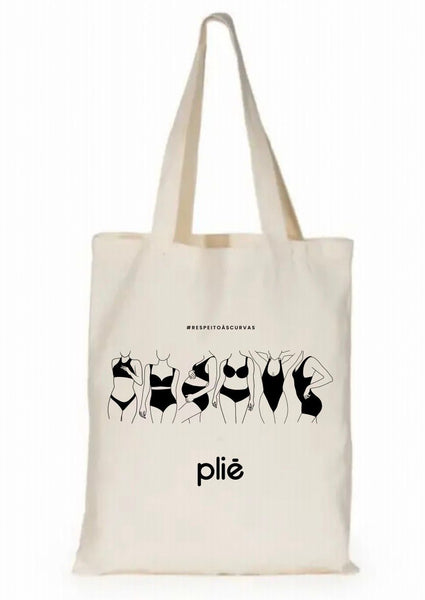 SACOLA ECOBAG CURVAS CRU