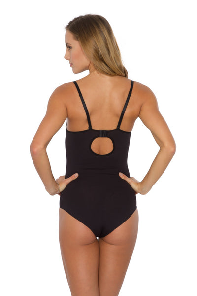 Body Modelador Com Bojo Control Preto