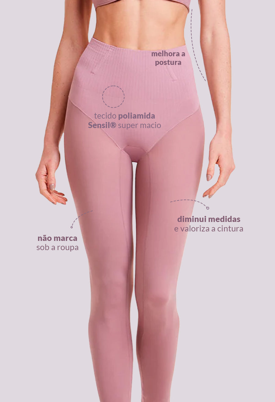 Calça  Amazônia Control Capri Modeladora Amazônia Control Reduz Atrito Nas Coxas Boto
