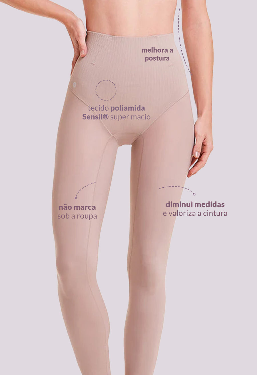 Calça Amazônia Control Capri Modeladora Amazônia Control Reduz Atrito Nas Coxas Cupuaçu