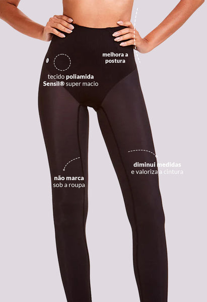 Calça Capri Modeladora Amazônia Control Rio Negro