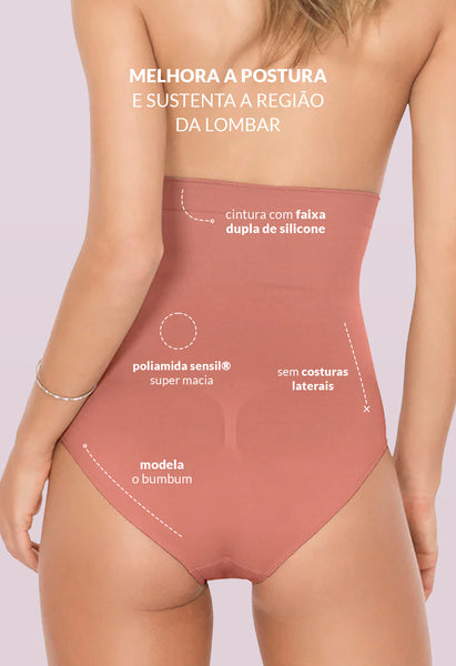 Calcinha Modeladora Abdominal Bronzer