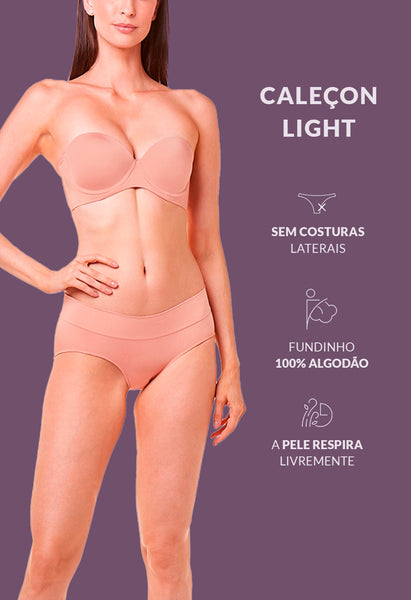 Calcinha Modeladora Caleçon Leve Compressão Balm