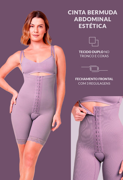 Cinta Estética Modeladora Emana Lilac